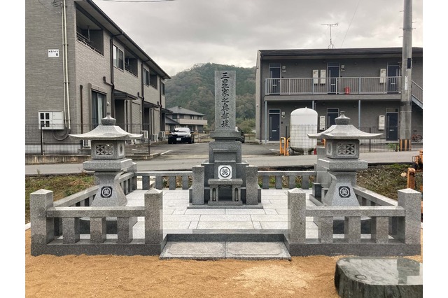 備前市 お墓移設作業の施工後画像