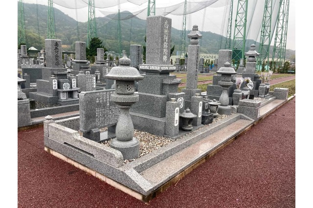 備前市 お墓移設作業の施工後画像